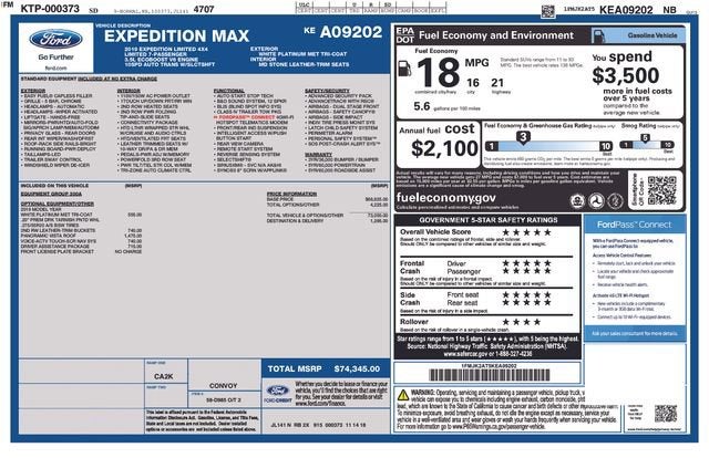 2019 Ford Expedition Max Limited