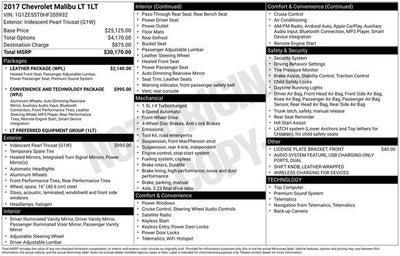 2017 Chevrolet Malibu LT