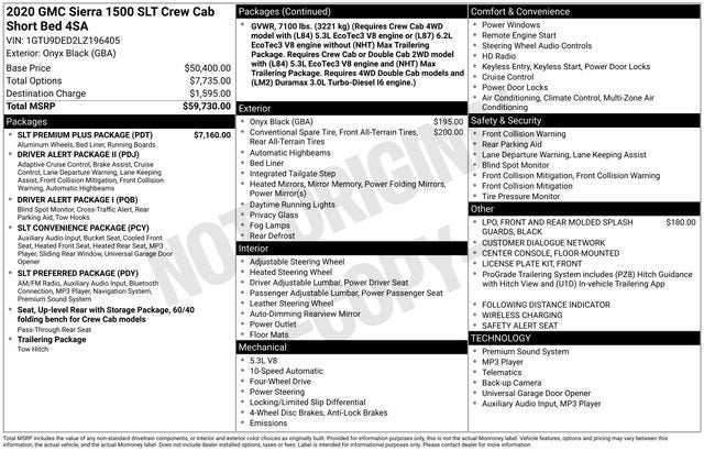 2020 GMC Sierra 1500 SLT