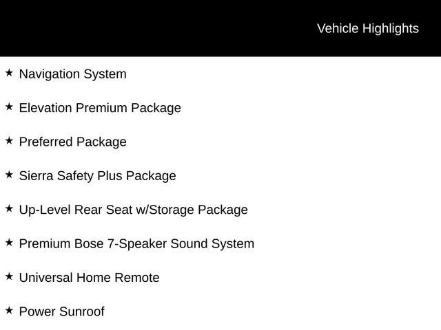 2025 GMC Sierra 1500 Elevation