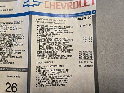 1995 Chevrolet Monte Carlo Z34