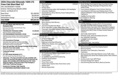 2026 Chevrolet Silverado 1500 LTZ