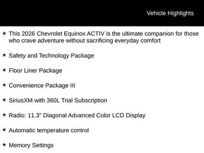 2026 Chevrolet Equinox ACTIV