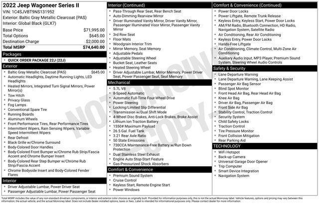 2022 Jeep Wagoneer Series II