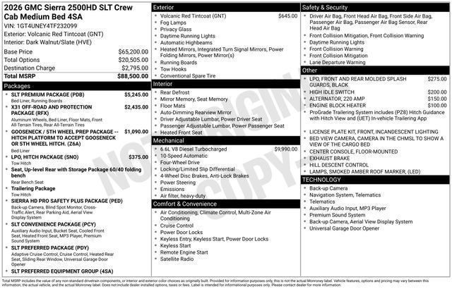 2026 GMC Sierra 2500HD SLT