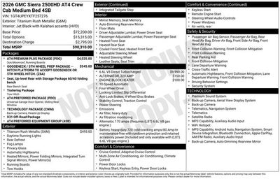 2026 GMC Sierra 2500HD AT4