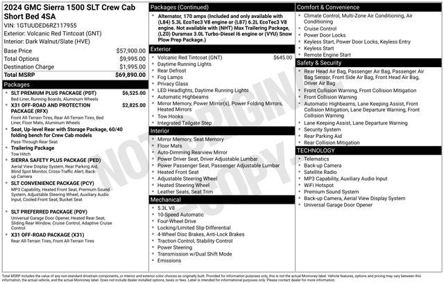 2024 GMC Sierra 1500 SLT