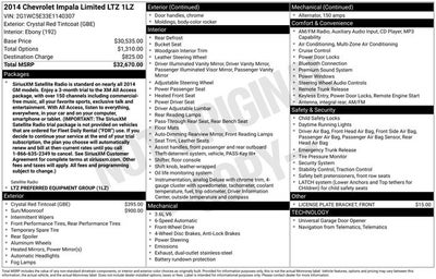 2014 Chevrolet Impala Limited LTZ