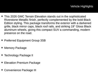 2026 GMC Terrain Elevation