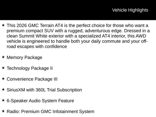 2026 GMC Terrain AT4
