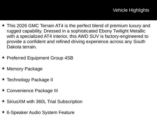 2026 GMC Terrain AT4