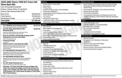 2026 GMC Sierra 1500 SLT