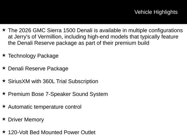 2026 GMC Sierra 1500 Denali