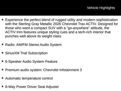 2026 Chevrolet Trax ACTIV