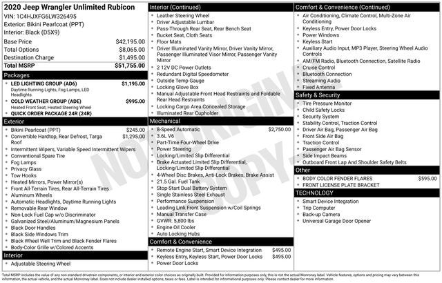 2020 Jeep Wrangler Unlimited Rubicon