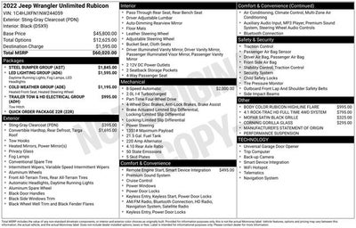 2022 Jeep Wrangler Unlimited Rubicon