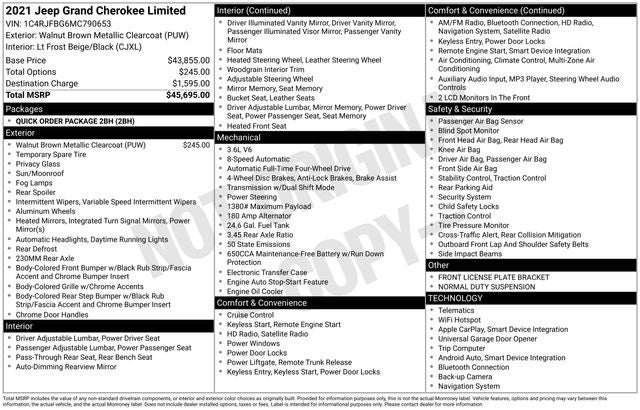 2021 Jeep Grand Cherokee Limited