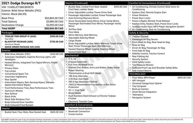 2021 Dodge Durango R/T