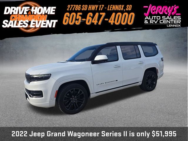 2022 Jeep Grand Wagoneer Series II OBSIDIAN PACKAGE