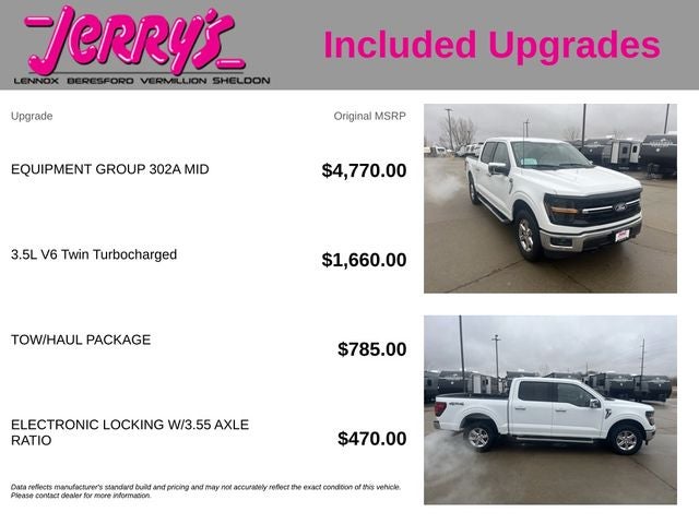 2024 Ford F-150 XLT 5 1/2 Ft Box