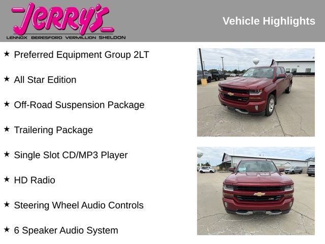 2018 Chevrolet Silverado 1500 LT LT2