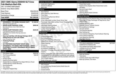 2021 GMC Sierra 2500HD SLT