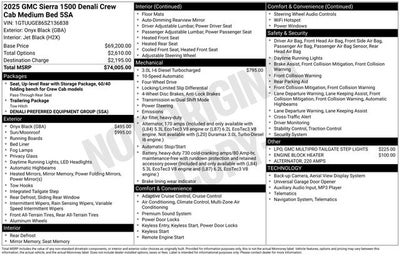 2025 GMC Sierra 1500 Denali