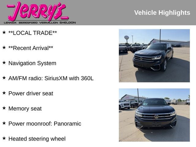 2022 Volkswagen Atlas 3.6L V6 SEL R-Line