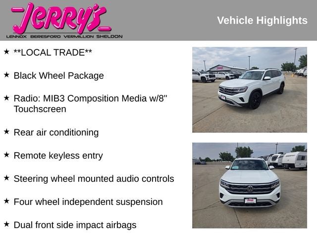2022 Volkswagen Atlas 3.6L V6 SE w/Technology