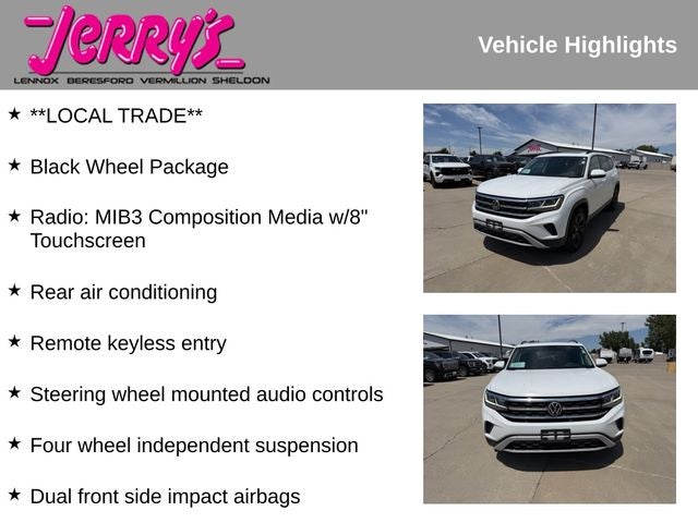 2022 Volkswagen Atlas 3.6L V6 SE w/Technology