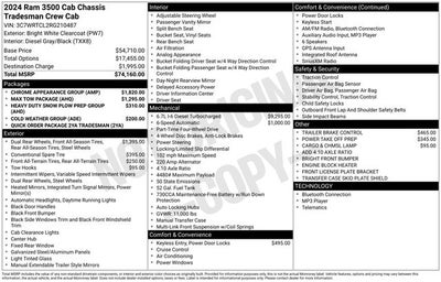 2024 RAM 3500 Tradesman