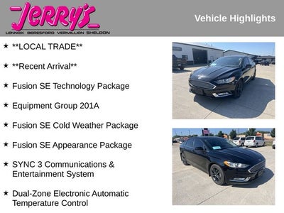 2018 Ford Fusion SE