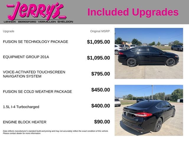 2018 Ford Fusion SE