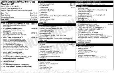 2020 GMC Sierra 1500 AT4