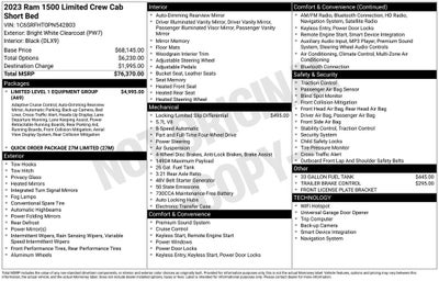 2023 RAM 1500 Limited