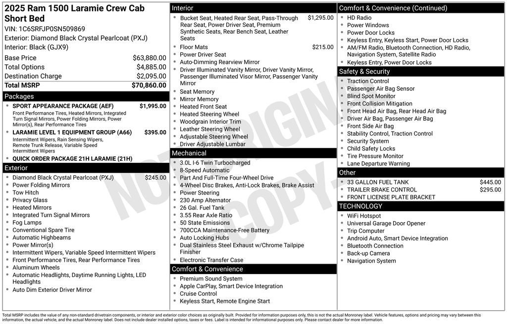 2025 RAM 1500 Laramie