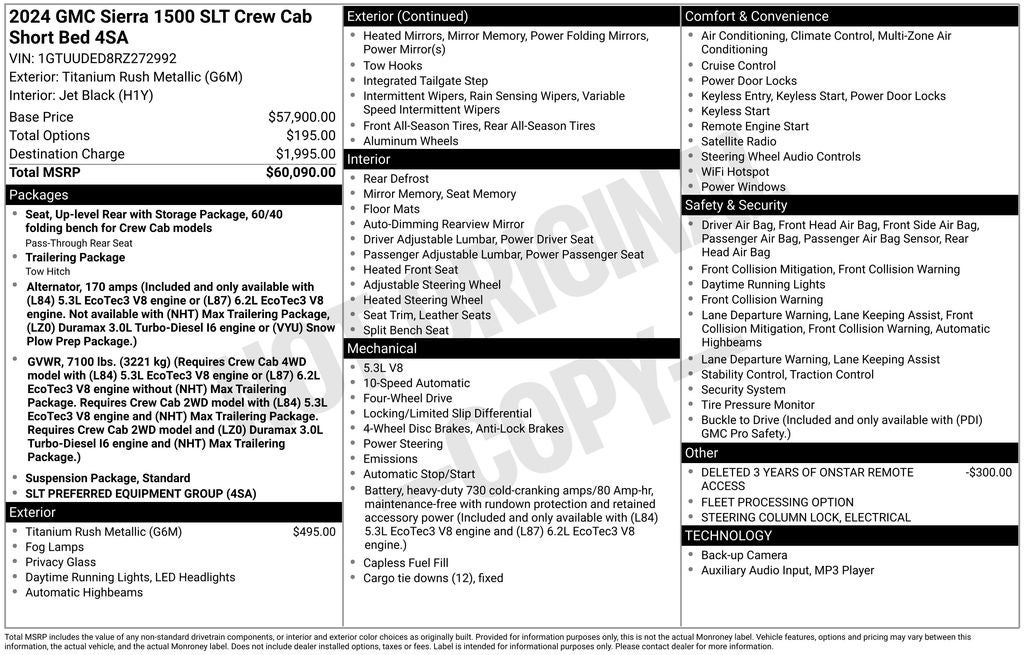 2024 GMC Sierra 1500 SLT