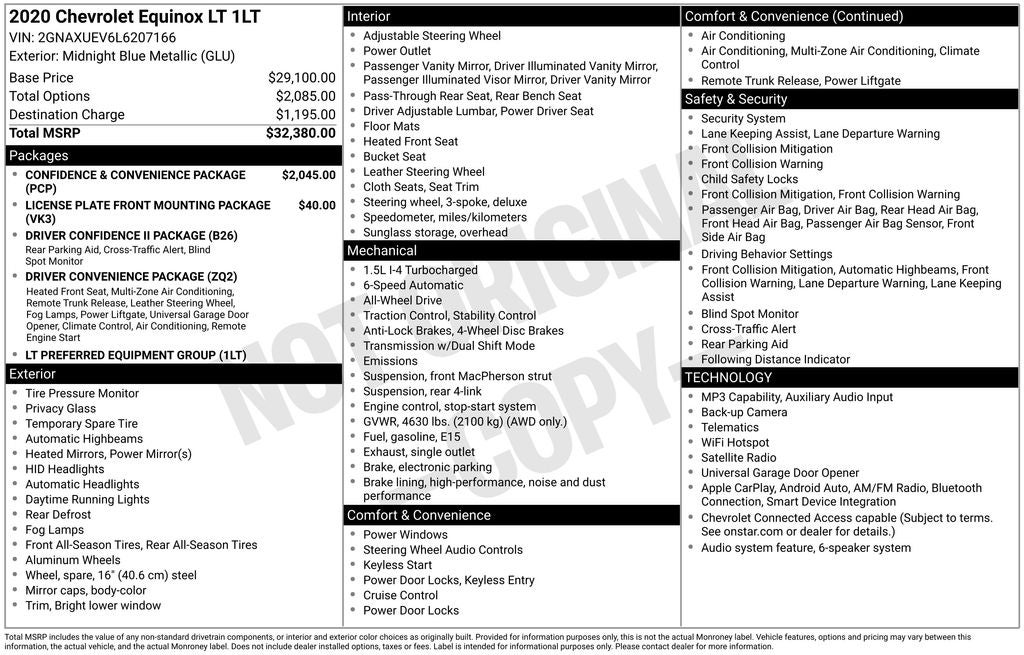 2020 Chevrolet Equinox LT